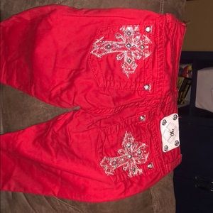Miss Me Red jeans